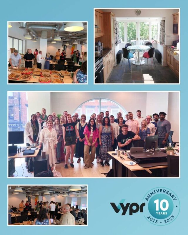 Celebrating ten years of Vypr together.