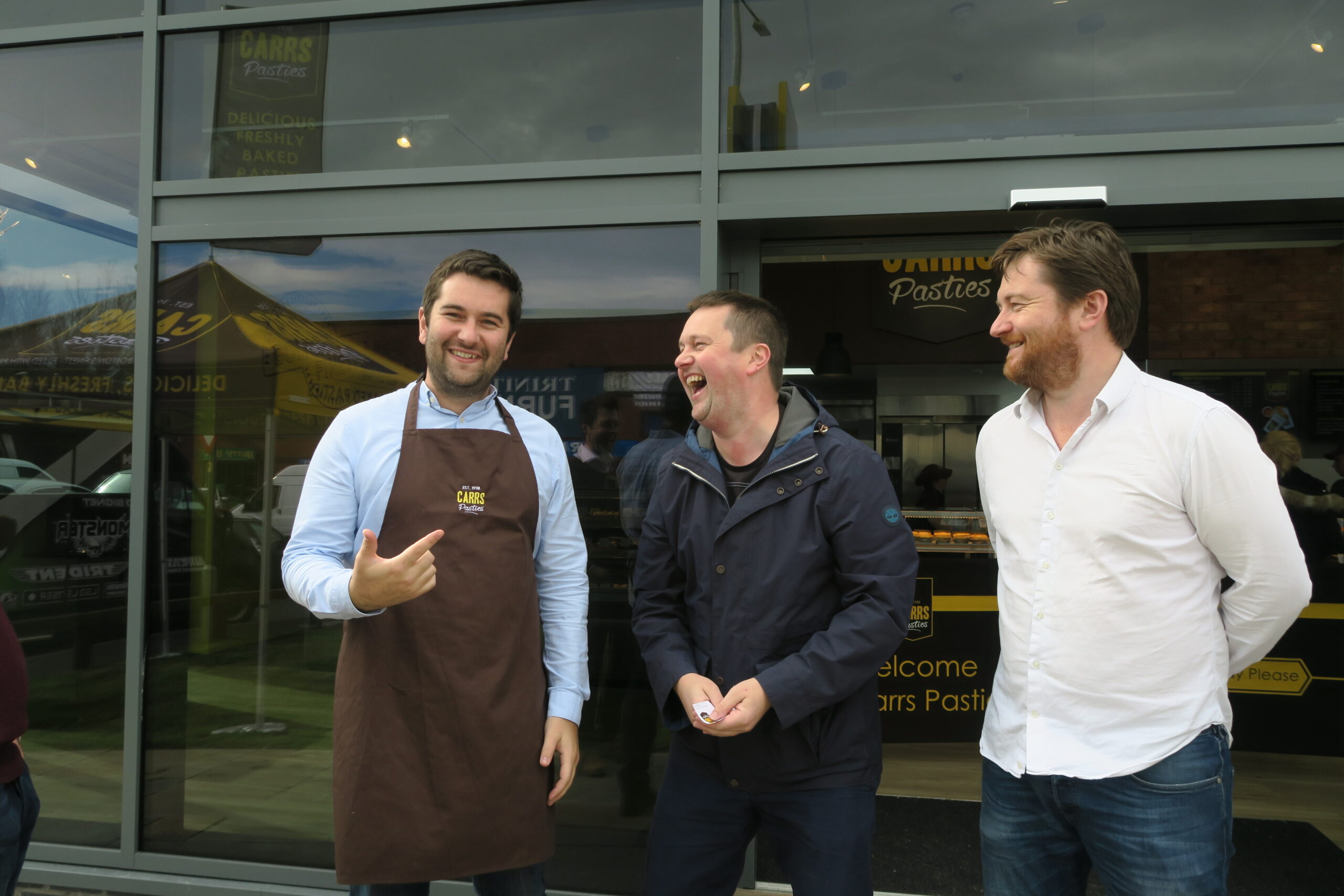 founders of Carrs, brothers Matthew, Joe and Liam