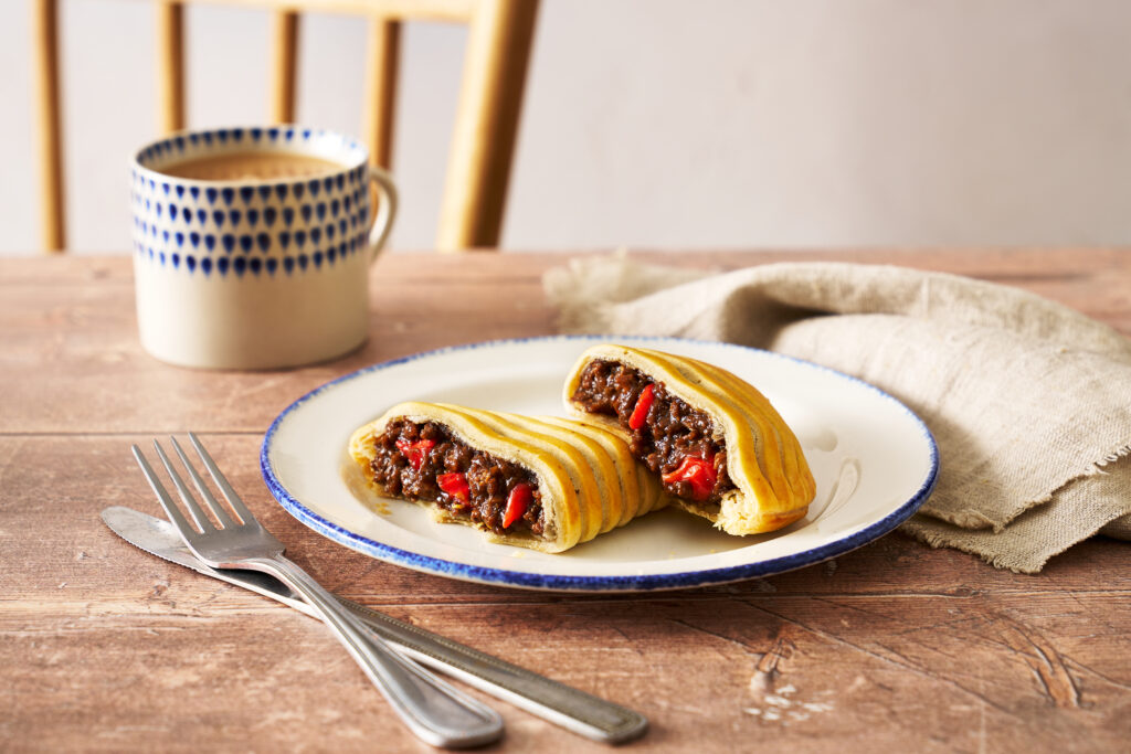 carrs pasties rock it pasty on table