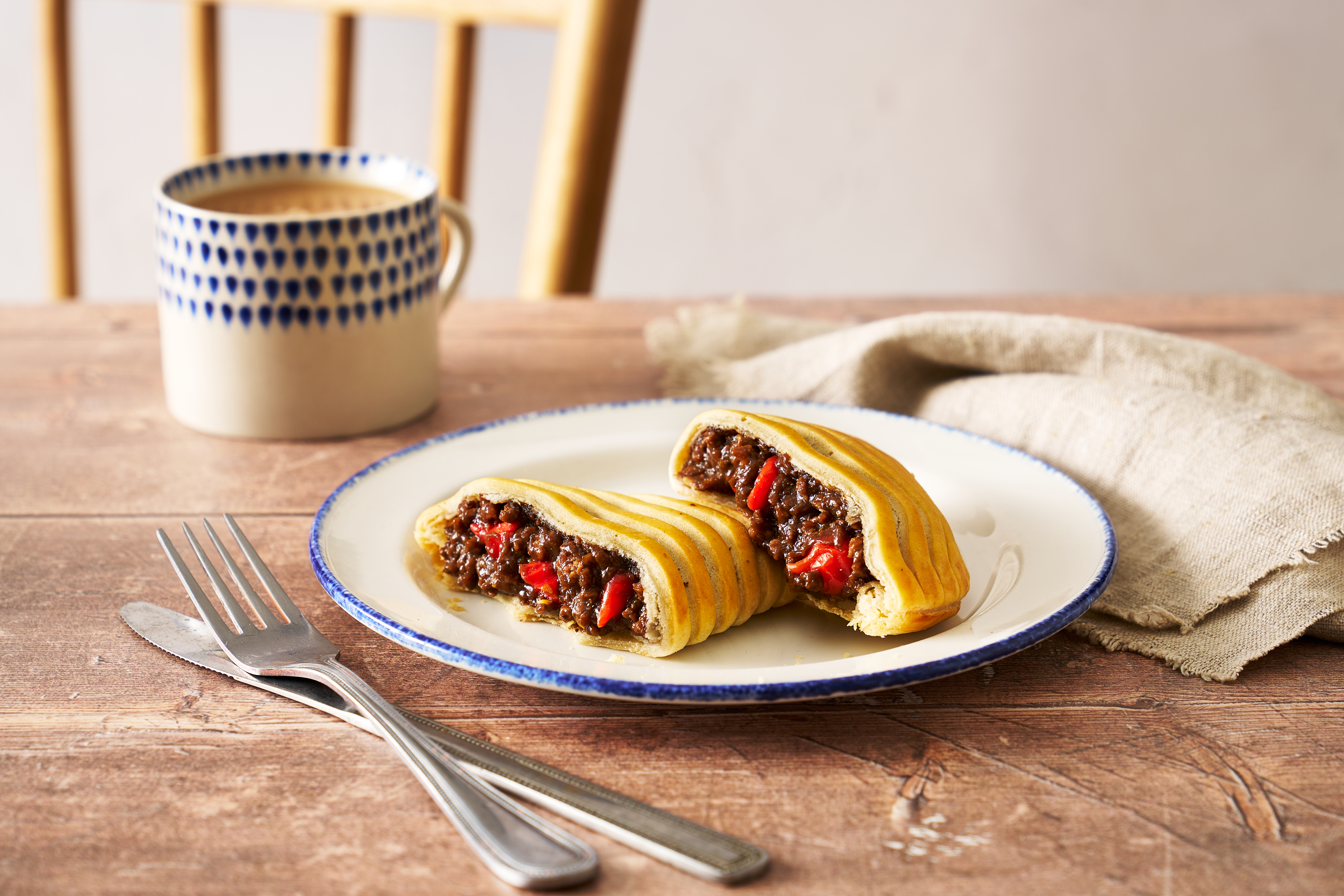carrs pasties rock it pasty on table