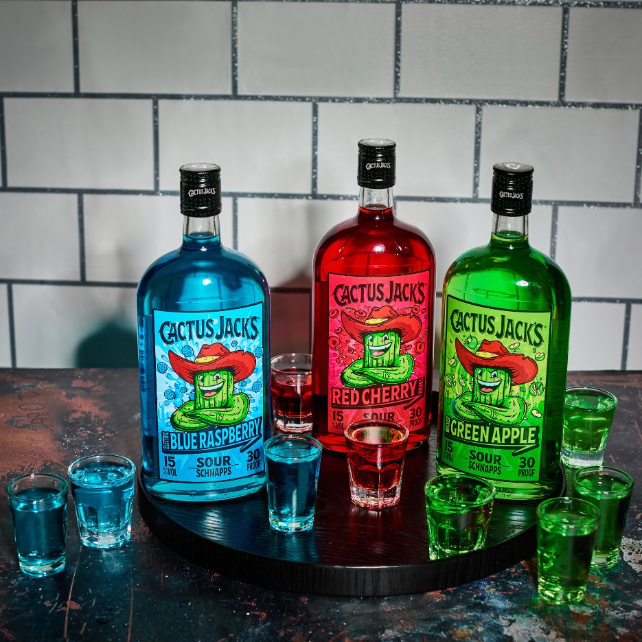 a selection of cactus jacks drinks