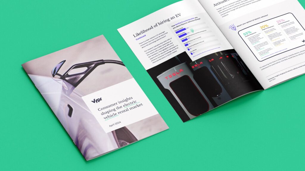 cover of Electric vehicle rental hire consumer insights report